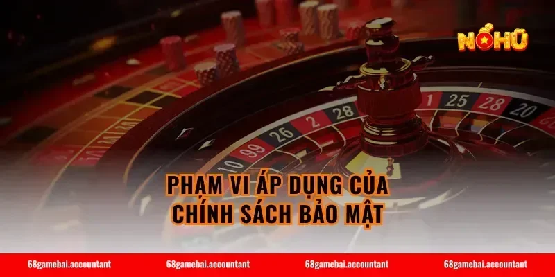 Phạm vi áp dụng của Chính sách bảo mật