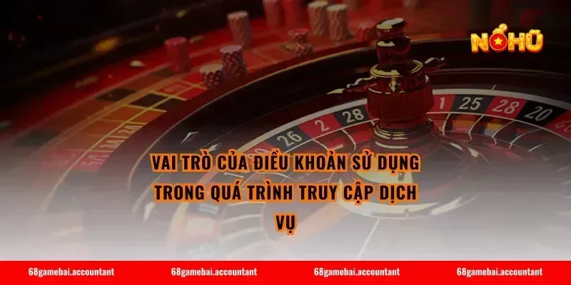Vai trò của Điều khoản sử dụng trong quá trình truy cập dịch vụ